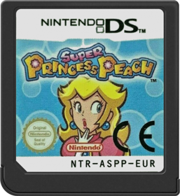Super Princess Peach - Cart - Front (Europe) - 517x564