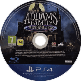 The Addams Family: Mansion Mayhem - Disc (World) - 1079x1072