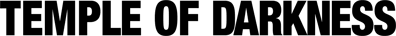 Temple of Darkness - Clear Logo (North America) - 2400x218