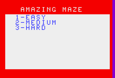Amazing Maze / Tic-Tac-Toe - Screenshot - Game Select (North America) - 352x240