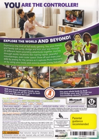 Kinect Adventures! - Box - Back (Australia) - 2040x2858