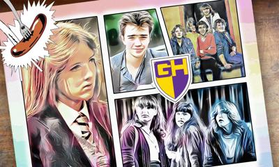 Grange Hill: The Computer Game - Fanart - Background (Europe) - 1400x840