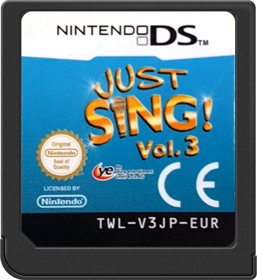 Just Sing! Vol. 3 - Cart - Front (Europe) - 517x564