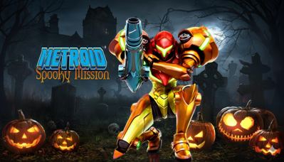 Metroid: Spooky Mission - Fanart - Background (World) - 1344x768