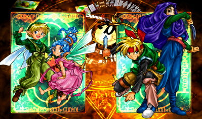 Blaze & Blade Busters - Fanart - Background (Japan) - 1459x862