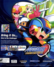 Mega Man: Battle Chip Challenge - Advertisement Flyer - Front (United States) - 1828x2253