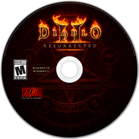 Diablo II: Resurrected - Fanart - Disc (North America) - 1406x1406