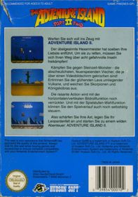 Adventure Island II - Box - Back (Germany) - 561x800
