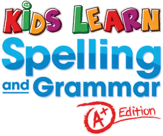Kids Learn Spelling and Grammar: A+ Edition - Clear Logo (North America) - 4500x3770