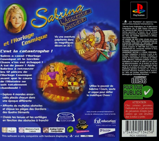 Sabrina the Teenage Witch: A Twitch in Time! - Box - Back (France) - 765x680