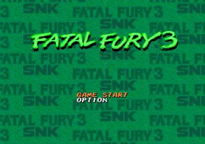 Garou Densetsu 3: Road to the Final Victory - Screenshot - Game Select (Japan) - 640x448