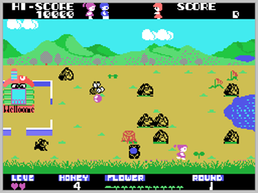 Girl's Garden - Screenshot - Gameplay (World) - 256x192
