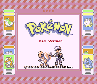 Pokémon PureRed - Screenshot - Game Title (World) - 256x224