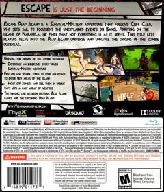 Escape Dead Island - Box - Back (North America) - 600x700
