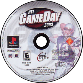 NFL GameDay 2003 - Disc (North America) - 700x700