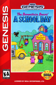 The Berenstain Bears' A School Day - Fanart - Box - Front (World) - 1024x1536