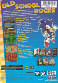 Sonic Mega Collection Plus - Box - Back (Italy) - 984x1400