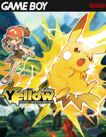 Pokémon Yellow Version: Special Pikachu Edition - Fanart - Box - Front (North America) - 500x646