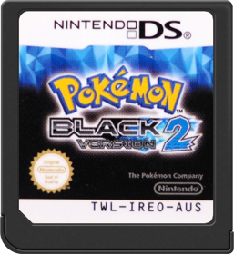 Pokémon Black Version 2 - Cart - Front (Australia) - 517x564