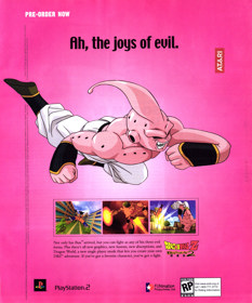 Dragon Ball Z: Budokai 2 - Advertisement Flyer - Front (United States) - 1904x2289