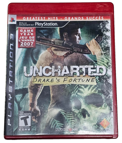 Uncharted: Drake's Fortune - Box - Front - Reconstructed (North America) - 1194x1391