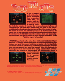 Two to One - Box - Back (Germany) - 650x800