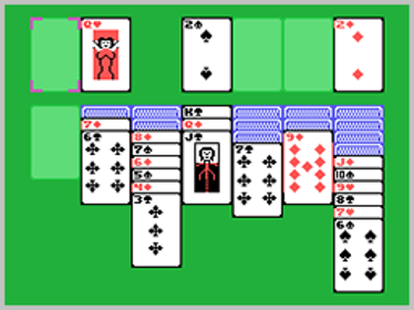 Klond1ke Solitaire - Screenshot - Gameplay (World) - 256x192