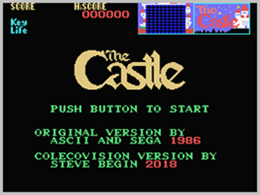 The Castle - Screenshot - Game Title (United States) - 256x192