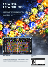 Hexic 2 - Fanart - Box - Back (World) - 1700x2400