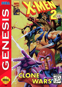 X-Men 2: Clone Wars - Fanart - Box - Front (North America) - 919x1277