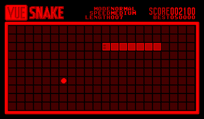 VUE Snake - Screenshot - Gameplay (World) - 384x224
