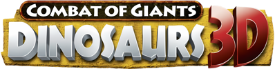 Combat of Giants: Dinosaurs 3D - Clear Logo (United States) - 2940x739