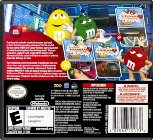 M&M's Adventure - Box - Back - Reconstructed (North America) - 774x708