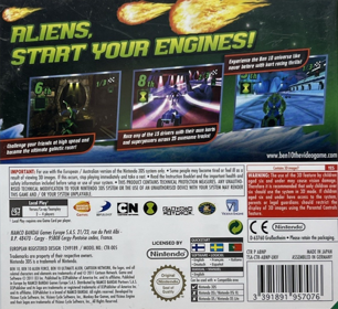 Ben 10: Galactic Racing - Box - Back (Europe) - 1200x1100