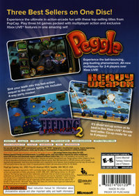 PopCap Arcade Vol 2 - Box - Back (North America) - 800x1123