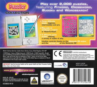 Puzzler Collection - Box - Back (Europe) - 891x800