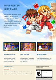 Super Puzzle Fighter II Turbo HD Remix - Fanart - Box - Back (World) - 1700x2400