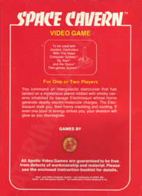 Space Cavern - Box - Back (North America) - 600x826
