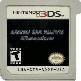 Dead or Alive: Dimensions - Cart - Front (North America) - 951x955