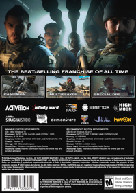Call of Duty: Modern Warfare II - Box - Back (World) - 1063x1500