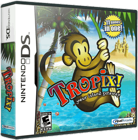 Tropix! Your Island Getaway - Box - 3D (North America) - 867x879