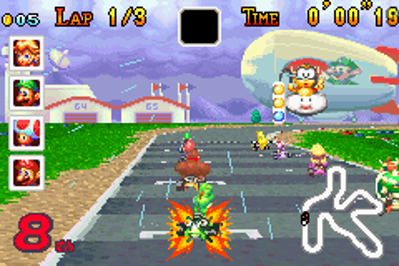 Mario Kart: Super Circuit - Screenshot - Gameplay (World) - 240x160