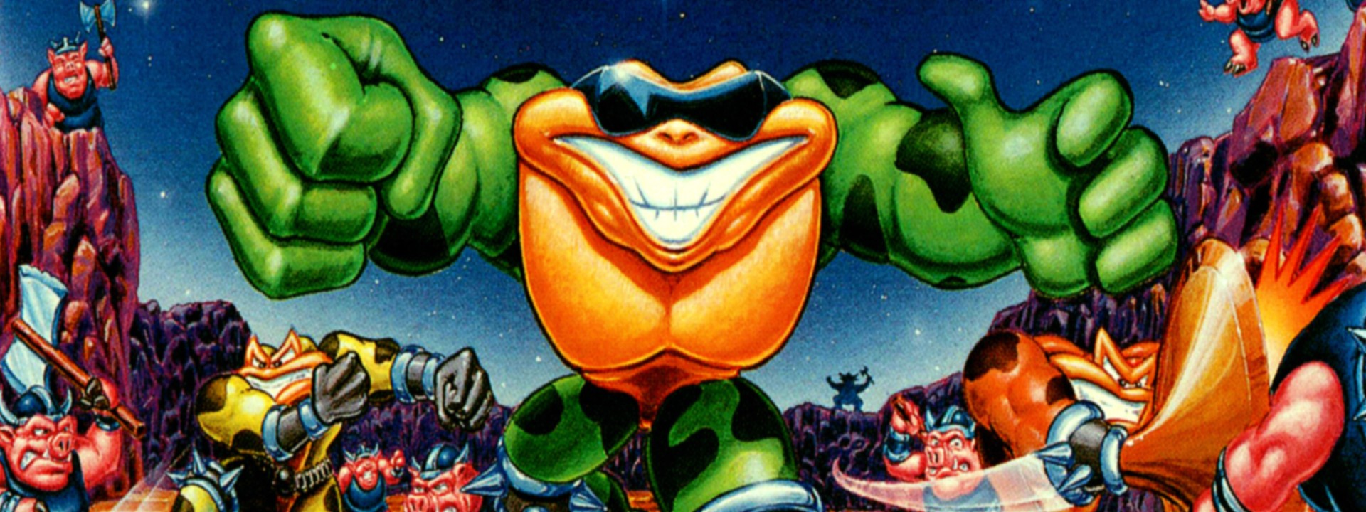 Illustration of Battletoads 4 Players