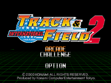 International Track & Field 2000 - Screenshot - Game Title (Europe) - 640x480