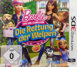 Barbie & Her Sisters: Puppy Rescue - Box - Front (Germany) - 1520x1313