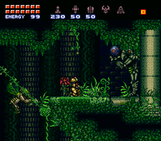 Super Metroid: Ancient Chozo - Screenshot - Gameplay (World) - 256x224