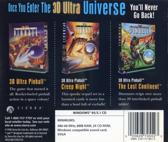 3-D Ultra Minigolf - Box - Back (North America) - 1618x1371