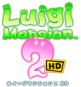 Luigi’s Mansion 2 HD - Clear Logo (Japan) - 838x900