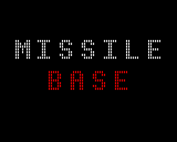 Missile Base - Screenshot - Game Title (United Kingdom) - 320x256