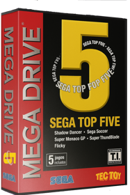Sega Top Five - Box - 3D (Brazil) - 1024x1536